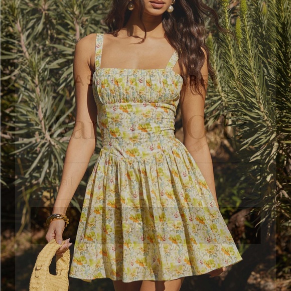 Astr Dresses & Skirts - Astr Floral Milkmaid Mini Dress